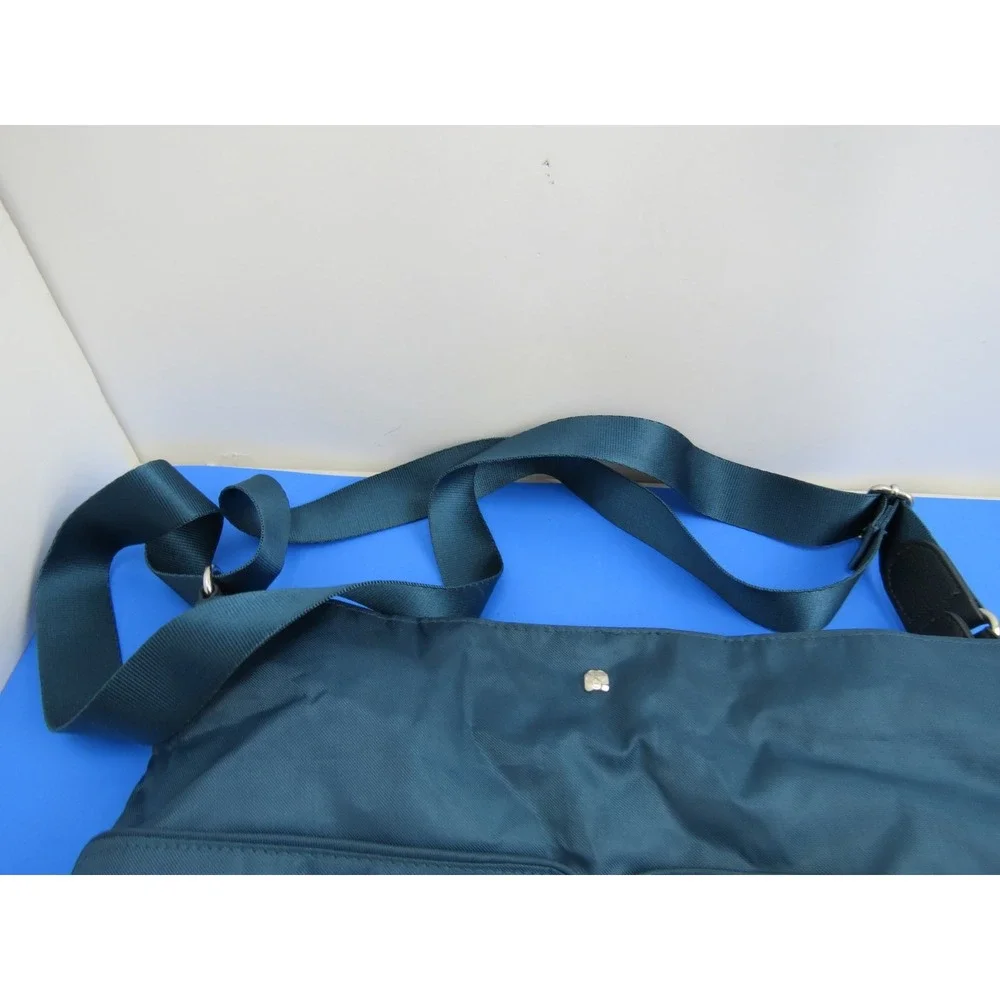 Mosey Baggallini Teal Blue Tote Bag Organizer Crossbody Nylon Women